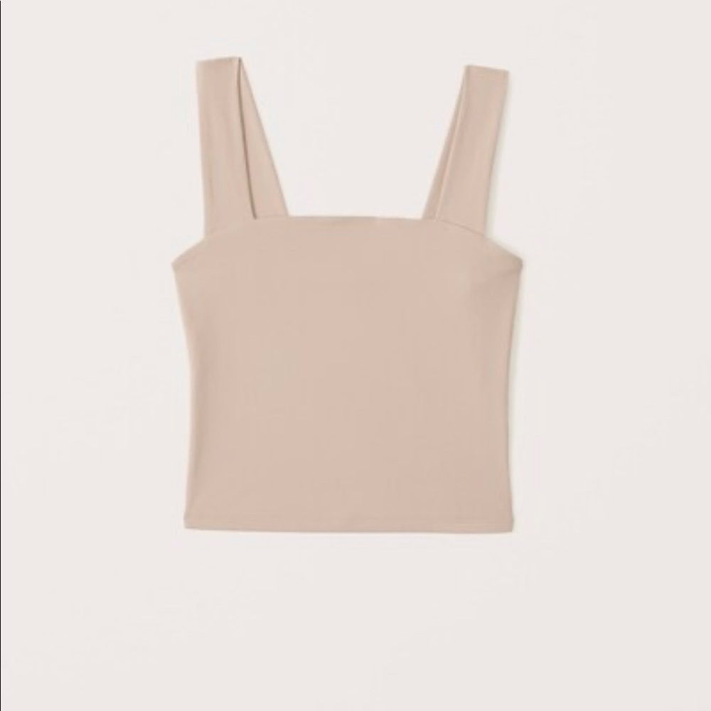 Double-Layered Seamless Fabric Squareneck Tank